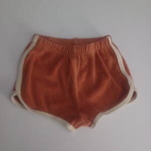 Cat & Jack Rust Colored Pull On Shorts Sz 6/9M